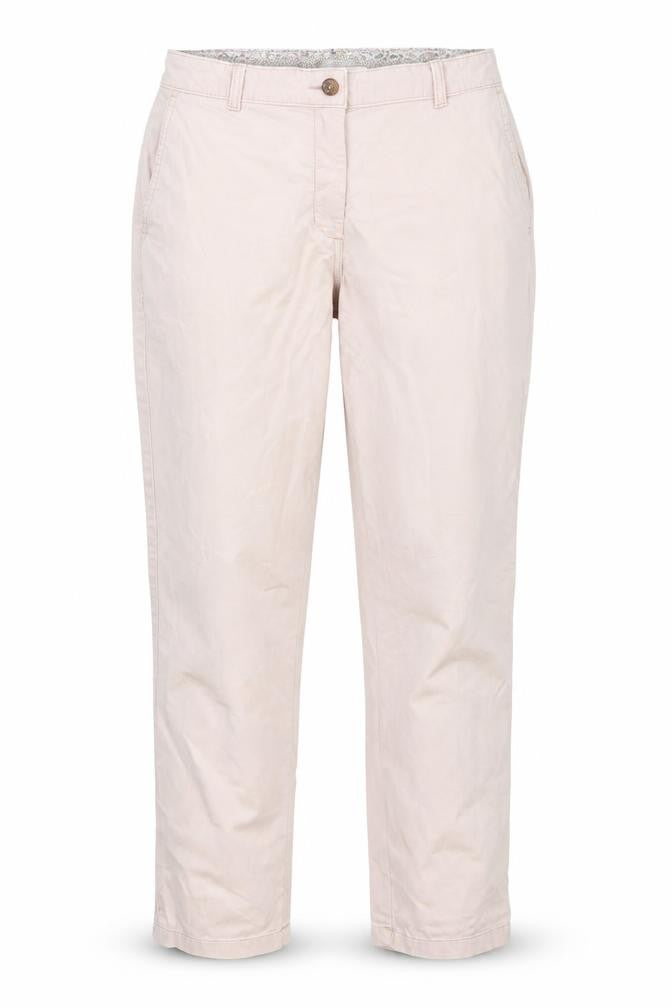 Front view of Marks & Spencer Beige Women's Trousers, size 8