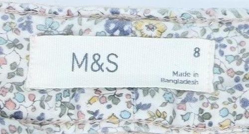 Marks and Spencer Beige Women's Trousers Size 8