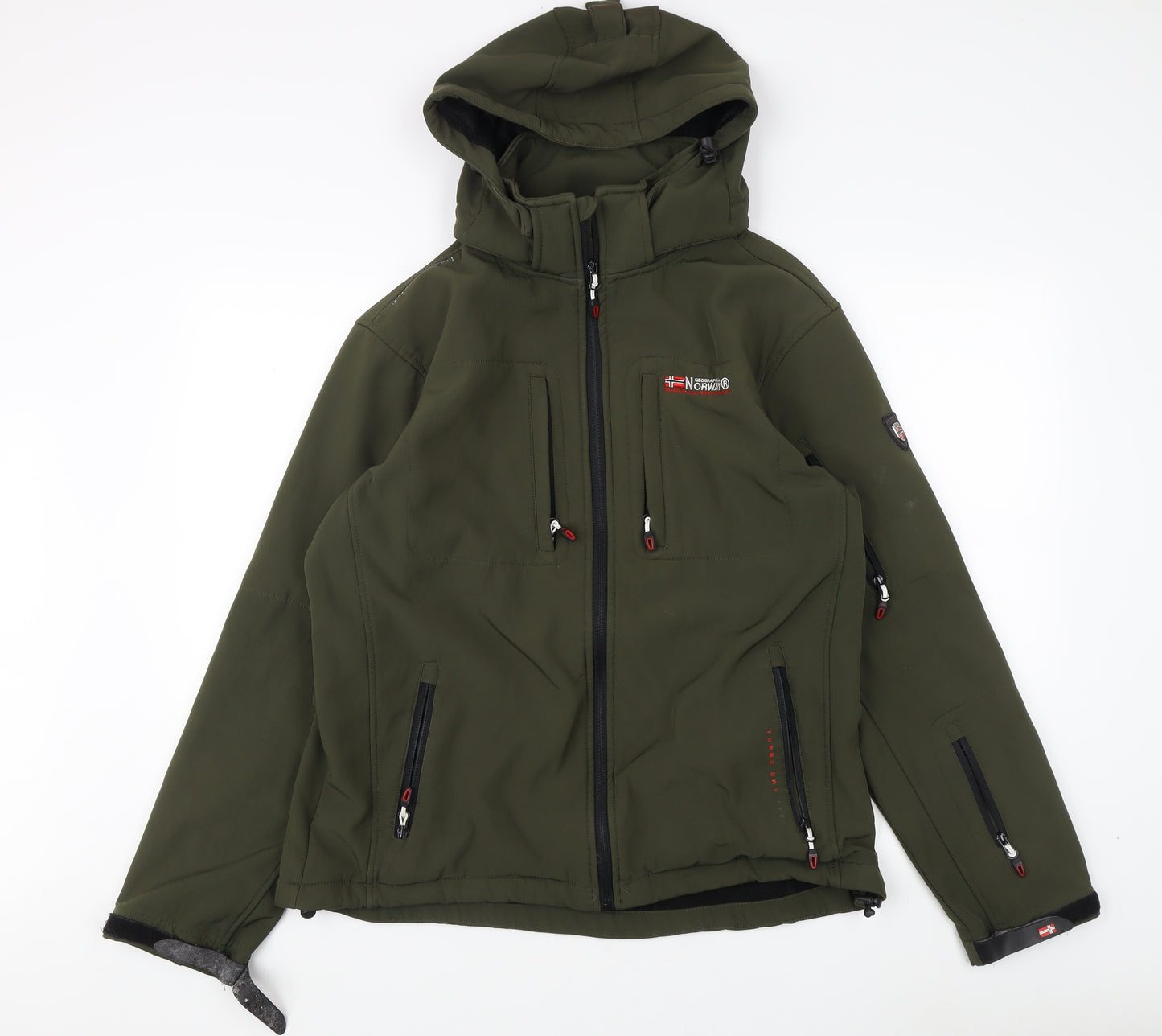 Geographical Norway Men's Green XL Windbreaker Jacket