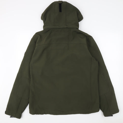 Geographical Norway Men's Green XL Windbreaker Jacket