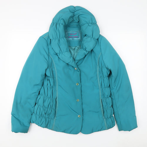 Per Una Women's Blue Basic Jacket Size 10