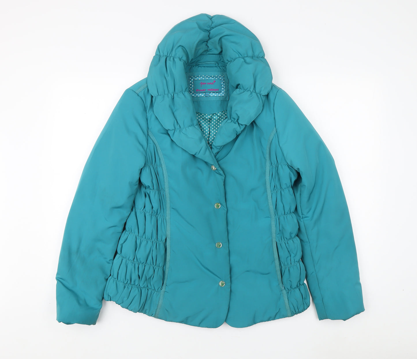 Per Una Women's Blue Basic Jacket Size 10