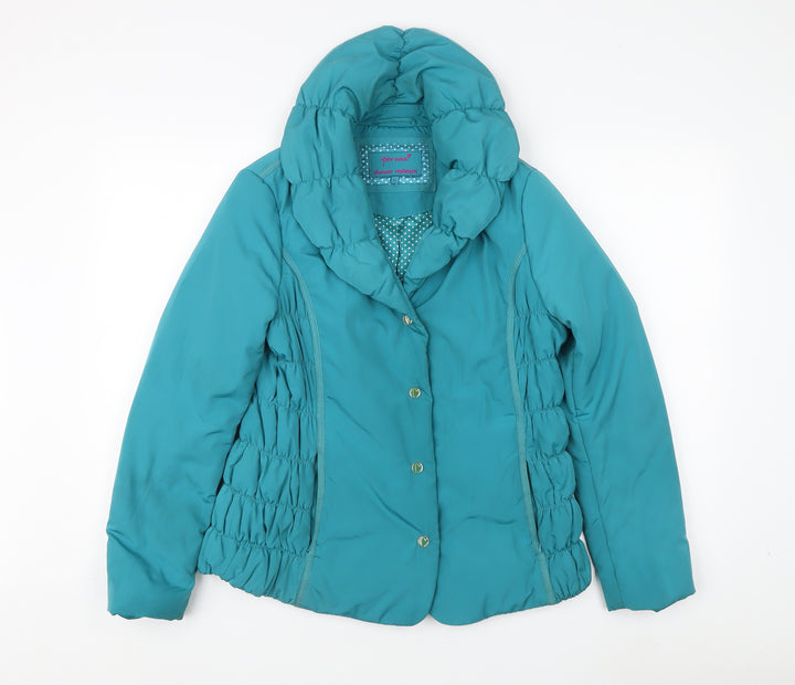 Per Una Women's Blue Basic Jacket Size 10