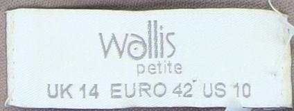 Wallis Women’s Brown Polka Dot Dress, Size 14, Excl. Condition