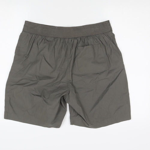 Bm Women's Grey Drawstring Shorts Size 16