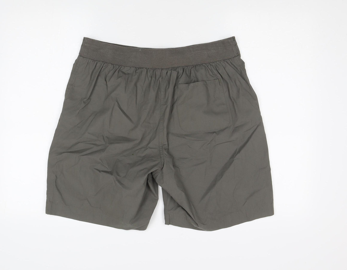 Bm Women's Grey Drawstring Shorts Size 16