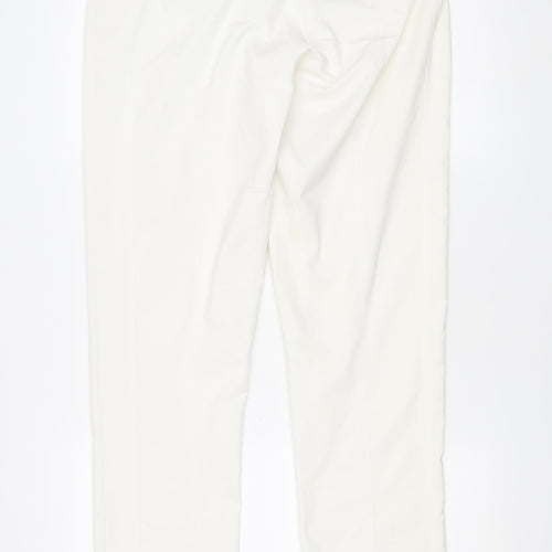 Miss Tic Women's White Trousers, Size 18, French Made