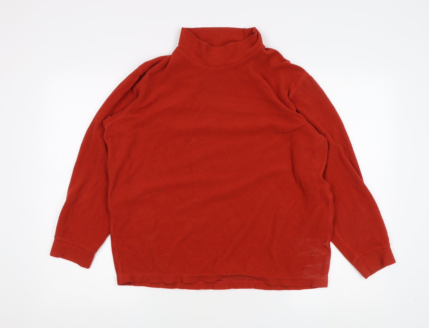 Uniqlo Red XL Men's Mock Neck Sweatshirt