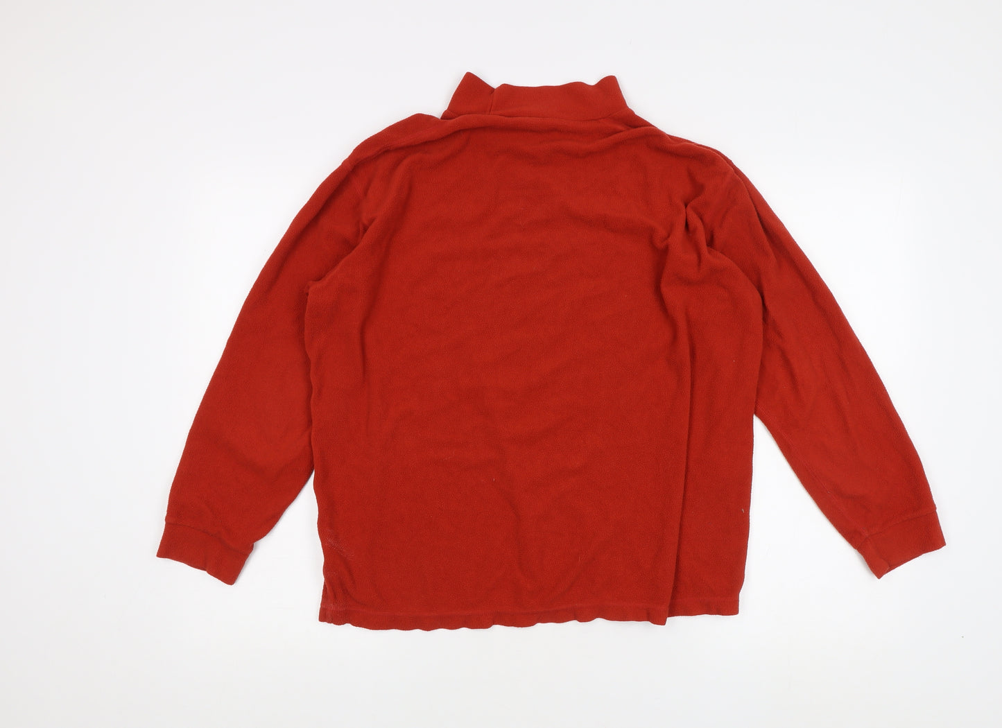 Uniqlo Red XL Men's Mock Neck Sweatshirt