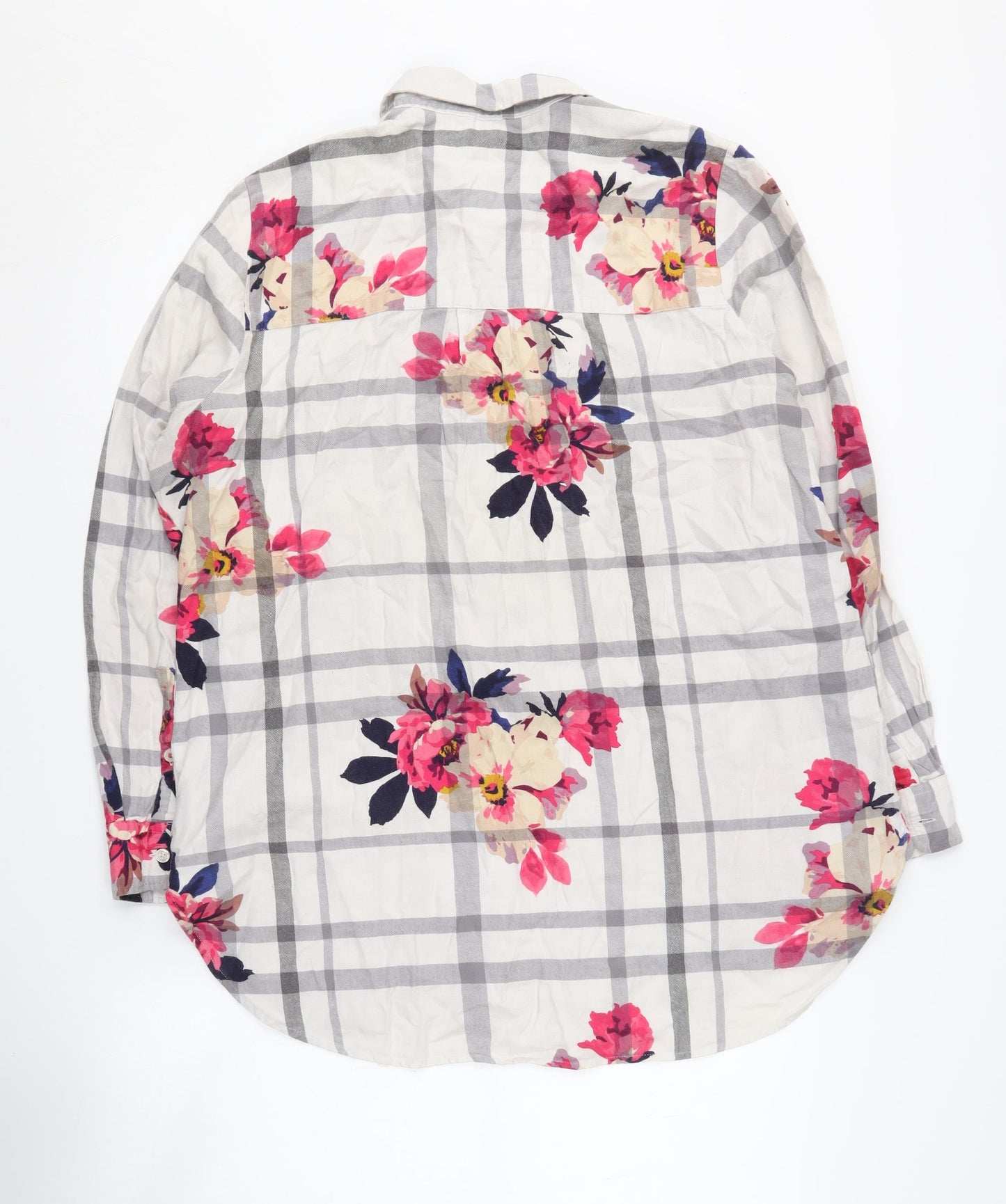 Joules Women’s Multicoloured Floral Button-Up Shirt Size 16