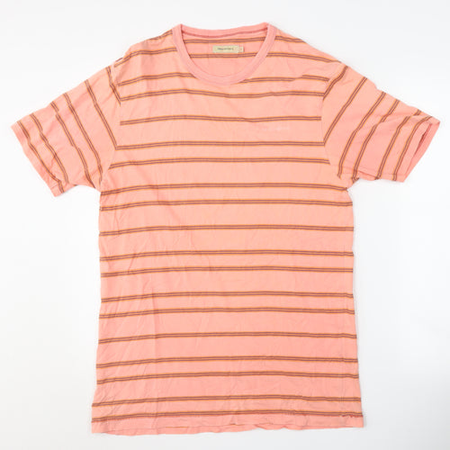 Rocha John Rocha Men's Pink Striped T-Shirt M