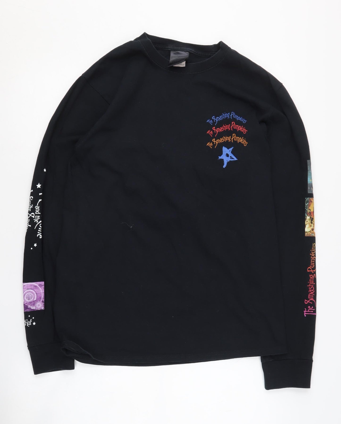 HUF Men's Medium Black Long Sleeve Band T-Shirt