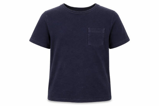 Front view of Gap Kids boys’ blue cotton t-shirt 6-7 years short sleeve casual