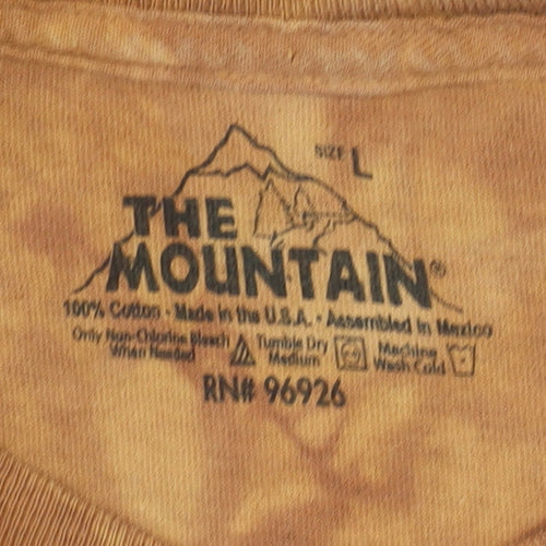 The Mountain Men's Brown L Animal Graphic T-Shirt