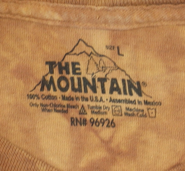 The Mountain Men's Brown L Animal Graphic T-Shirt