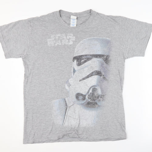 Star Wars Grey Stormtrooper Men's M Movie T-Shirt