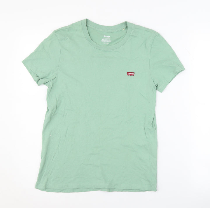 Levi's Unisex Green XS Basic Cotton Tee