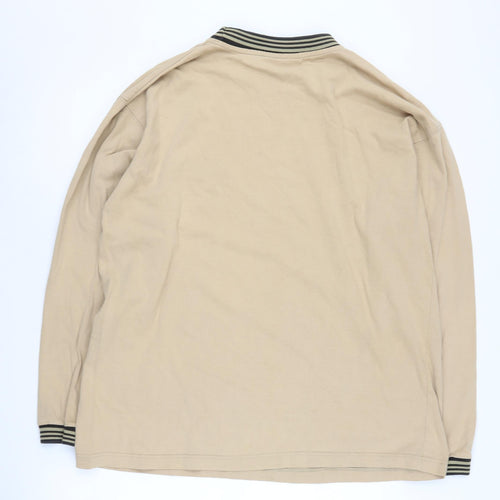Animal Beige Men's L Sweatshirt Pullover Crew Neck