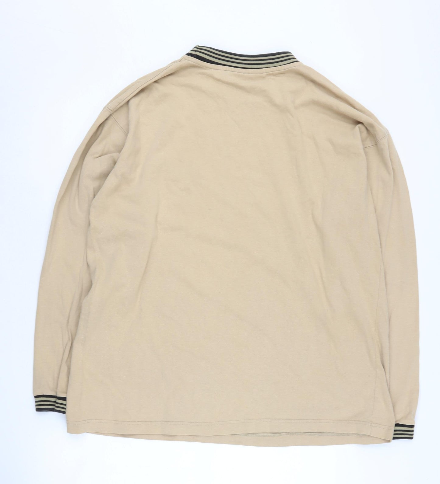 Animal Beige Men's L Sweatshirt Pullover Crew Neck