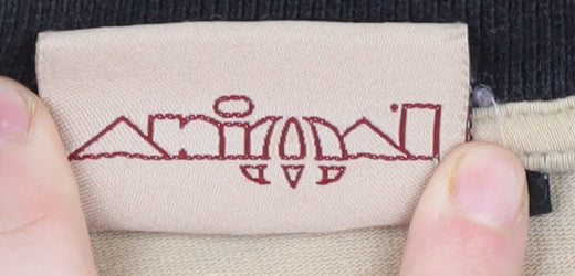 Animal Beige Men's L Sweatshirt Pullover Crew Neck