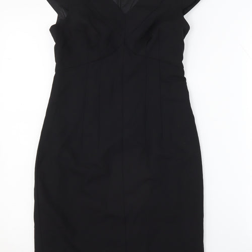 Banana Republic Women's Black Sheath Dress Size 4