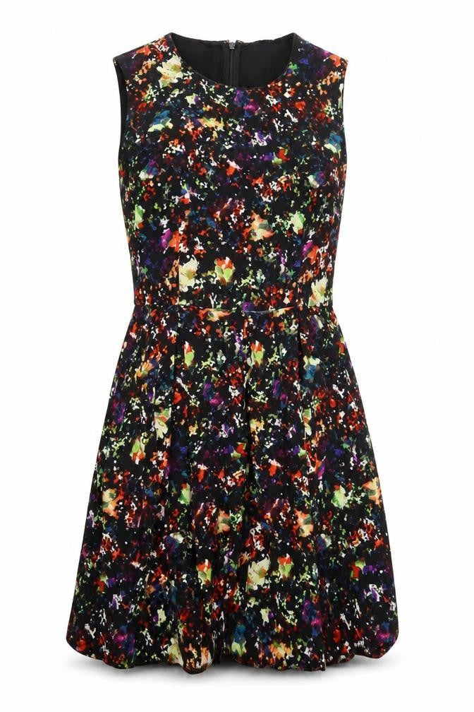 Front view of Gap Women's Multicoloured Floral Dress, size 10
