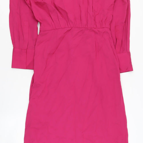 Massimo Dutti Women's Pink Shirt Dress XS