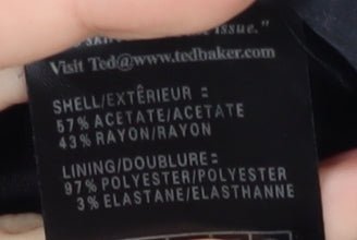 Ted Baker Women's Black Size 6 Pencil Skirt