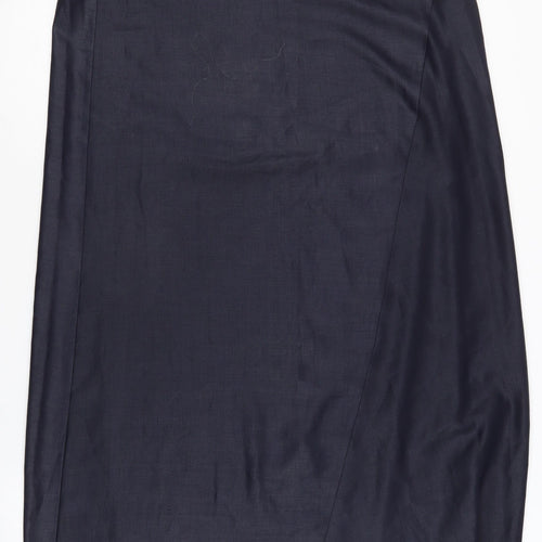 DKNY Women's Black Asymmetric Shift Dress S