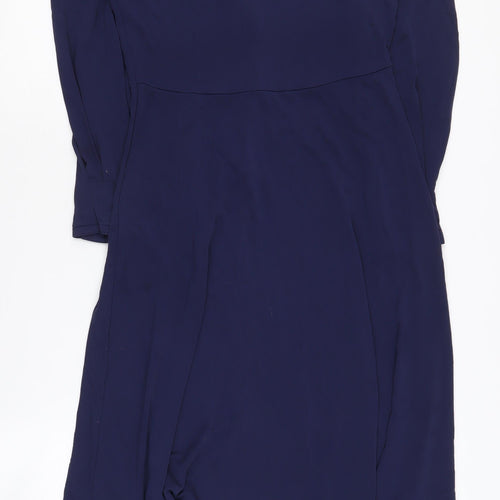 John Lewis Navy Blue Shift Dress - Size 10 - Elegant