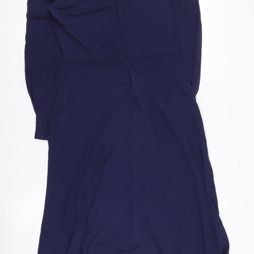 John Lewis Navy Blue Shift Dress - Size 10 - Elegant