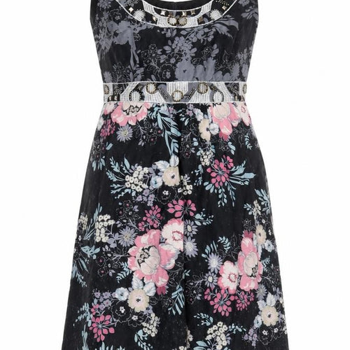 Oasis Women's Floral Fit & Flare Dress - Size 12