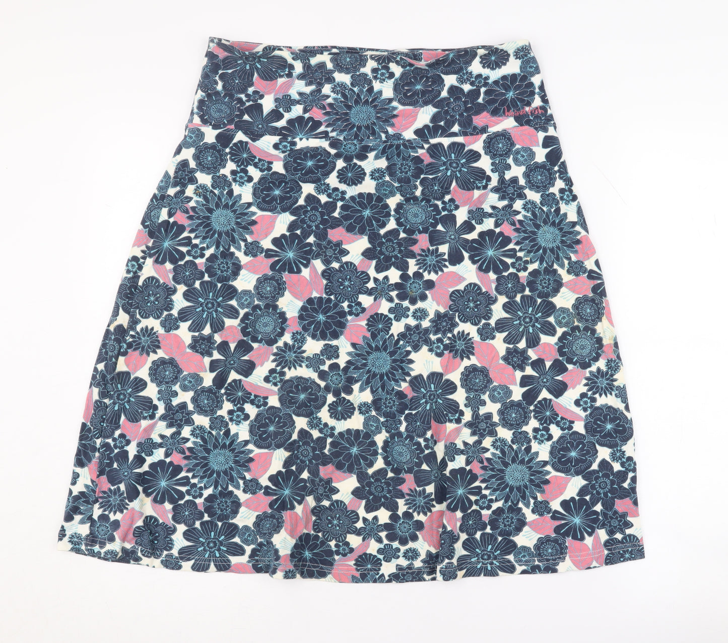 Weird Fish Women's Floral A-Line Skirt Size 10