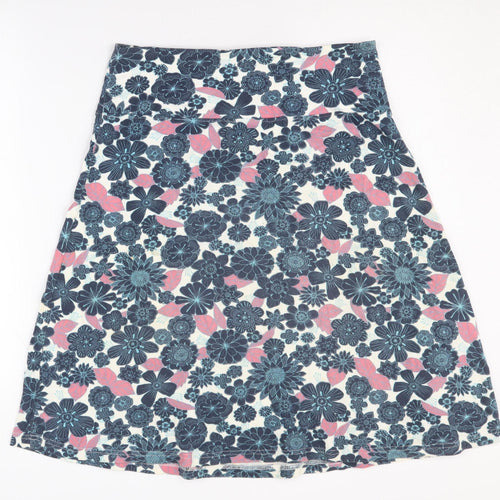 Weird Fish Women's Floral A-Line Skirt Size 10