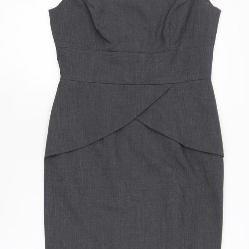 Calvin Klein Women's Grey Sheath Dress Size 4