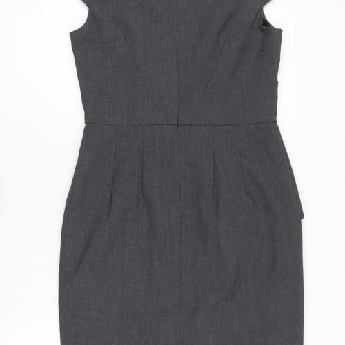Calvin Klein Women's Grey Sheath Dress Size 4