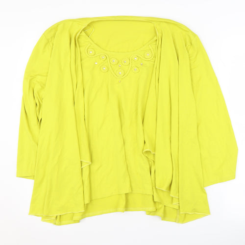 Jenny Loyd Women's Size 22 Yellow Outfit Long Sleeve