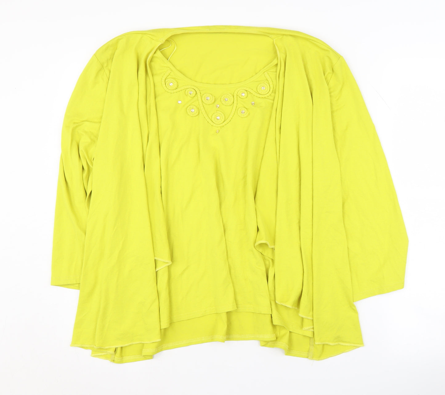 Jenny Loyd Women's Size 22 Yellow Outfit Long Sleeve
