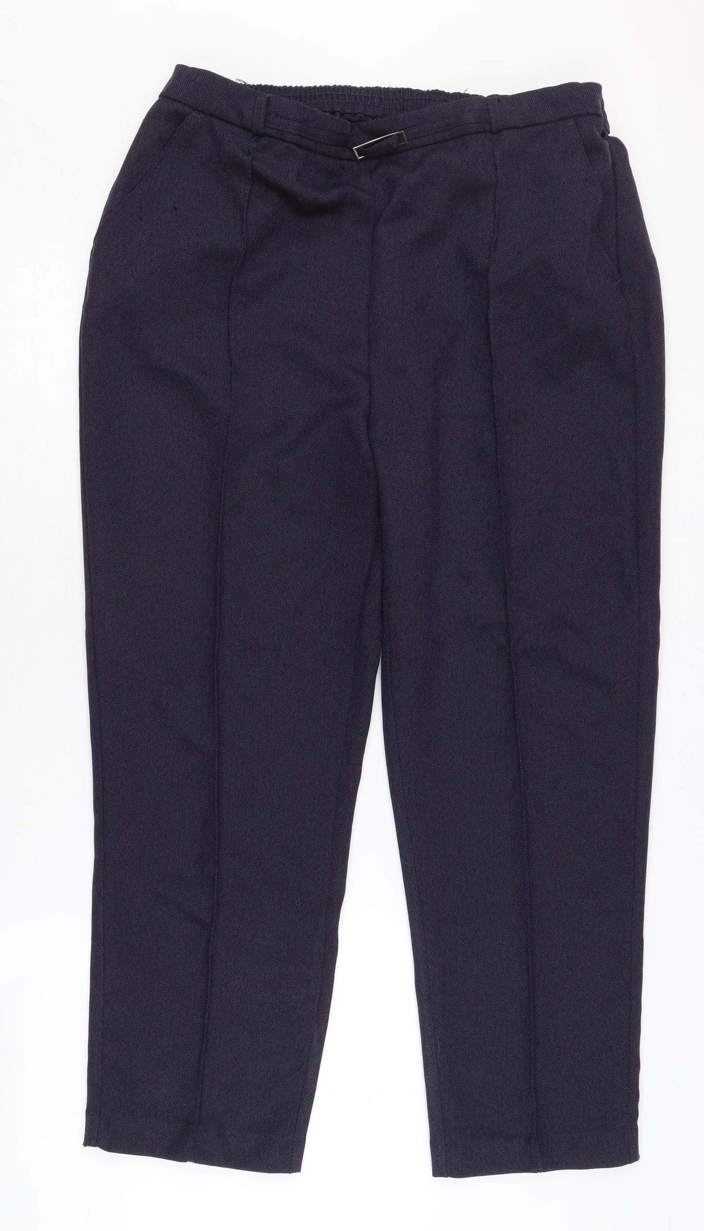 Honor Millburn Women's Blue Regular Fit Trousers
