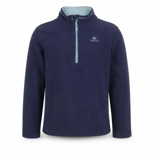 Quechua Boys Blue Fleece 1/4 Zip Sweatshirt Size 6-7 Years