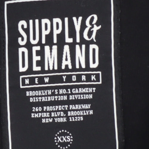 Supply & Demand Men's XS Black Colourblock Polo