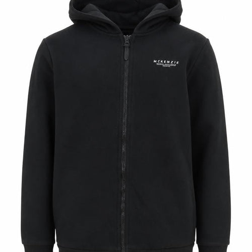 McKenzie Boys Black Full Zip Hoodie 13-14 Years, Casual Wear