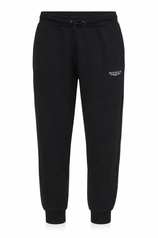 Front view of McKenzie boys’ black jogger trousers 13 years