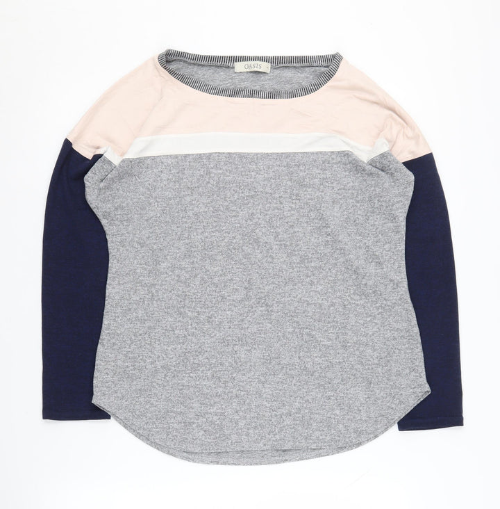Oasis Women's Multicoloured Pullover Jumper M