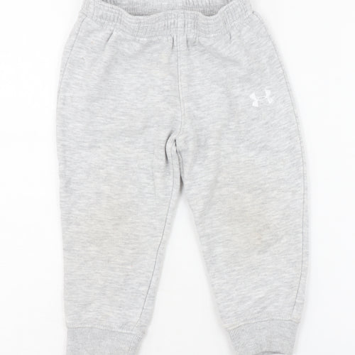 Under Armour Unisex Baby Grey Jogger Trousers 18-24 Months