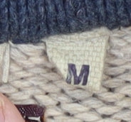 Mantaray Men's Beige Full Zip Jumper Size M