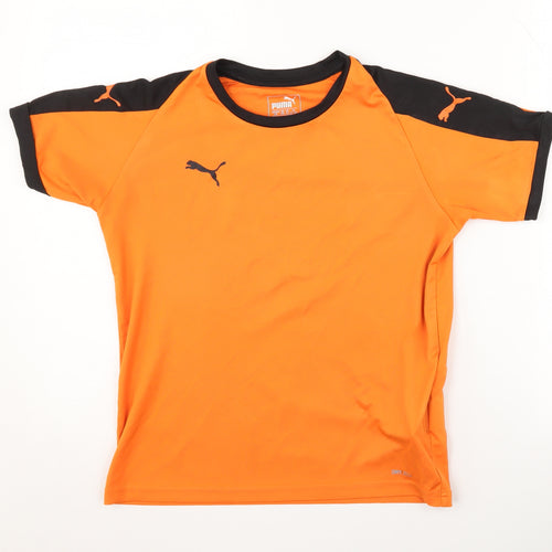 Puma Boys Orange T-Shirt, 11-12 Years, Sporty Activewear
