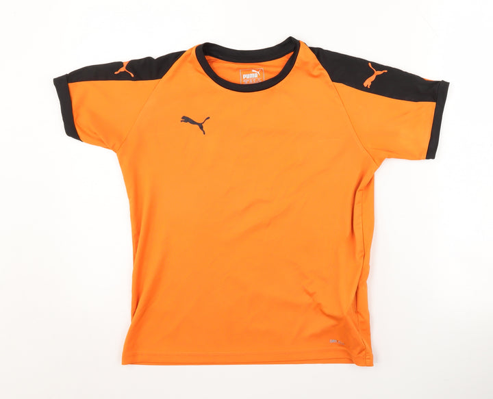 Puma Boys Orange T-Shirt, 11-12 Years, Sporty Activewear