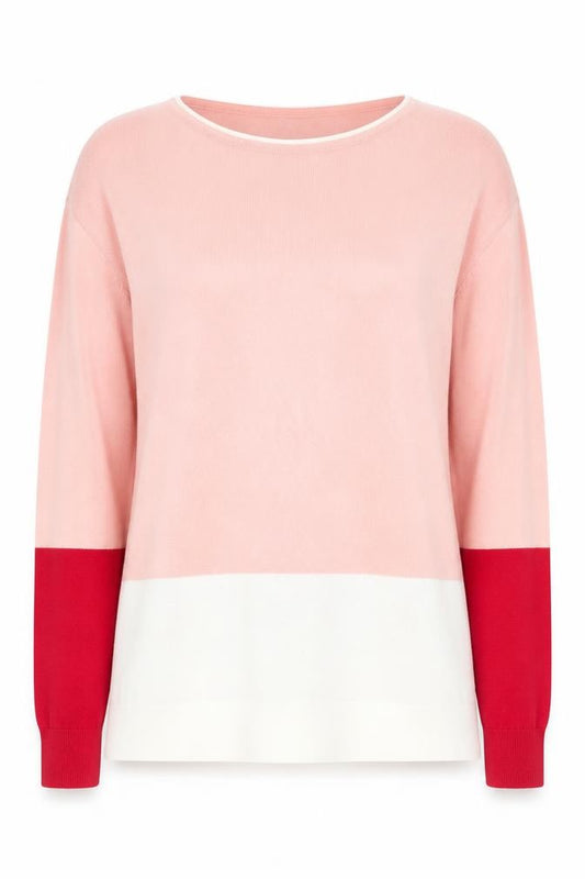 Front view of Principles Women's Pink, size 10, jumper