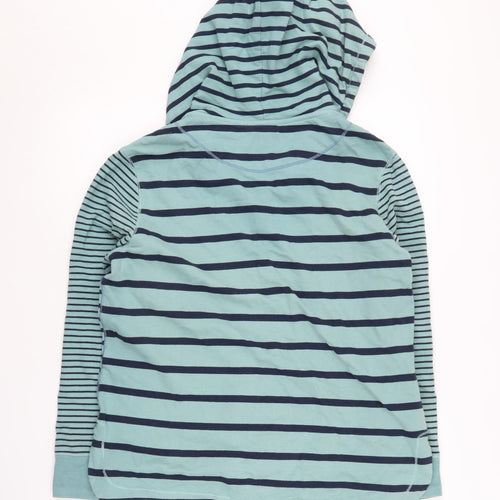 White Stuff Women’s Blue Striped Hoodie Size 14
